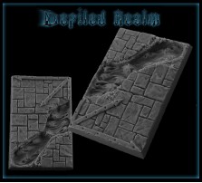 40 x 60mm Defiled Realm Base 