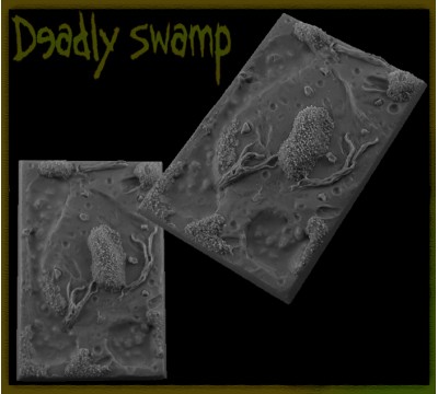 50 x 75mm Deadly Swamp Base B