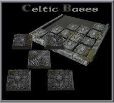 20 x 20mm Celtic Bases - Set of 5