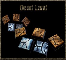 20 x 20mm Dead Land Bases - Set of 5