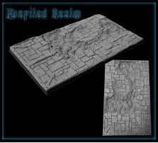 60 x 100mm Defiled Realm Base