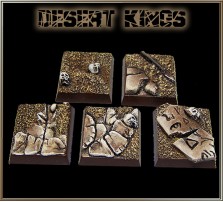 20 x 20mm Desert Kings Bases - Set of 5