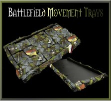 Battlefield Movement Tray 3x3 for Cavalry Bases