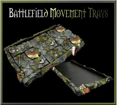 Battlefield Movement Tray 3x3 for Cavalry Bases