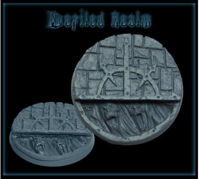 40mm Defiled Realm Round Base A