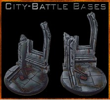 60mm City Battle Round Base B